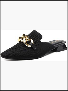 Pointed Toe Mules Slip-On Flats Minimalist Chic Commuter Walking Shoes